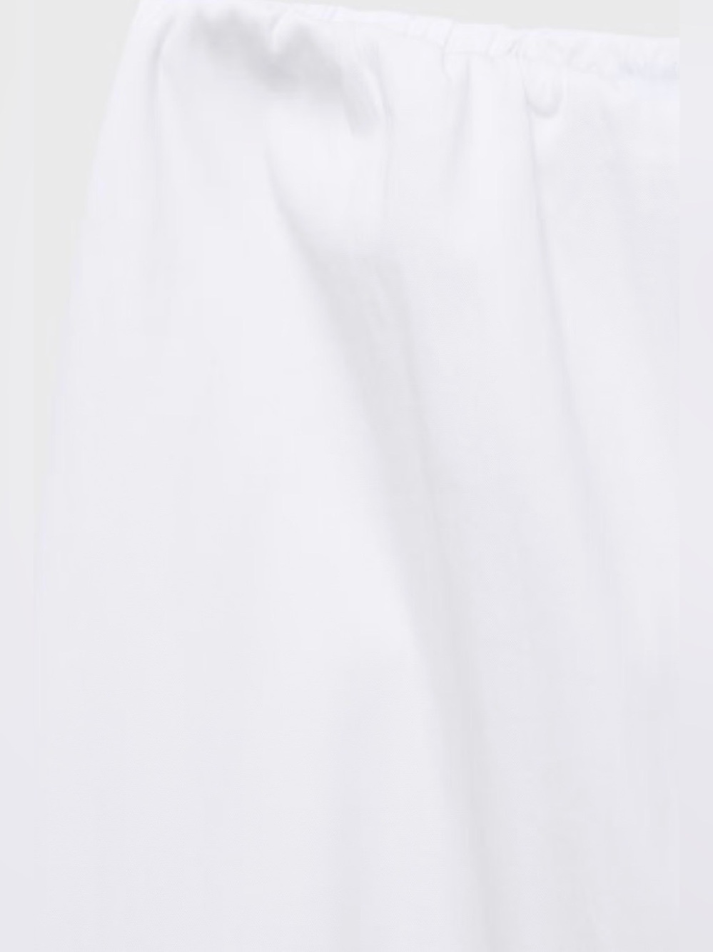 Mango Flared Cotton White Maxi Skirt - Picture 7 of 7